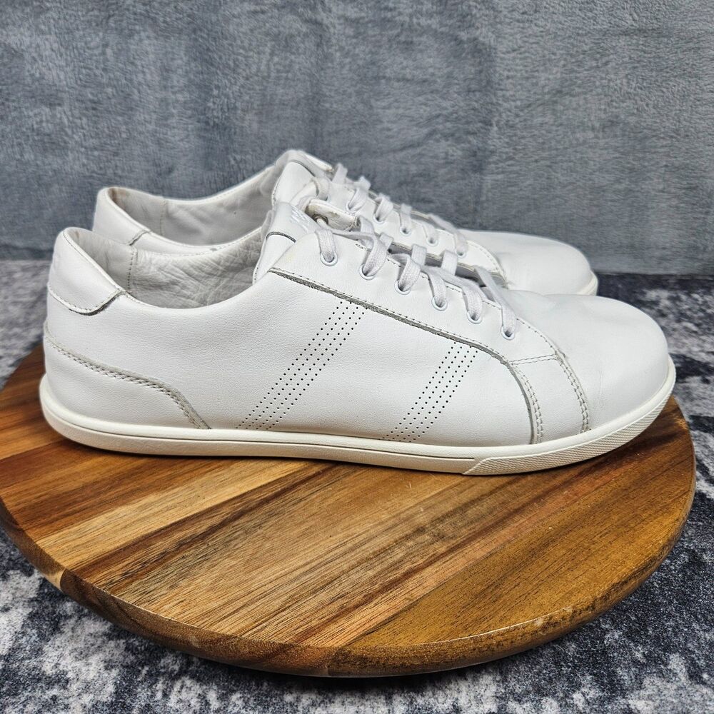 Xero Shoes Dillon Leather Barefoot Classic Sneakers Men's White Lace Up Size 11